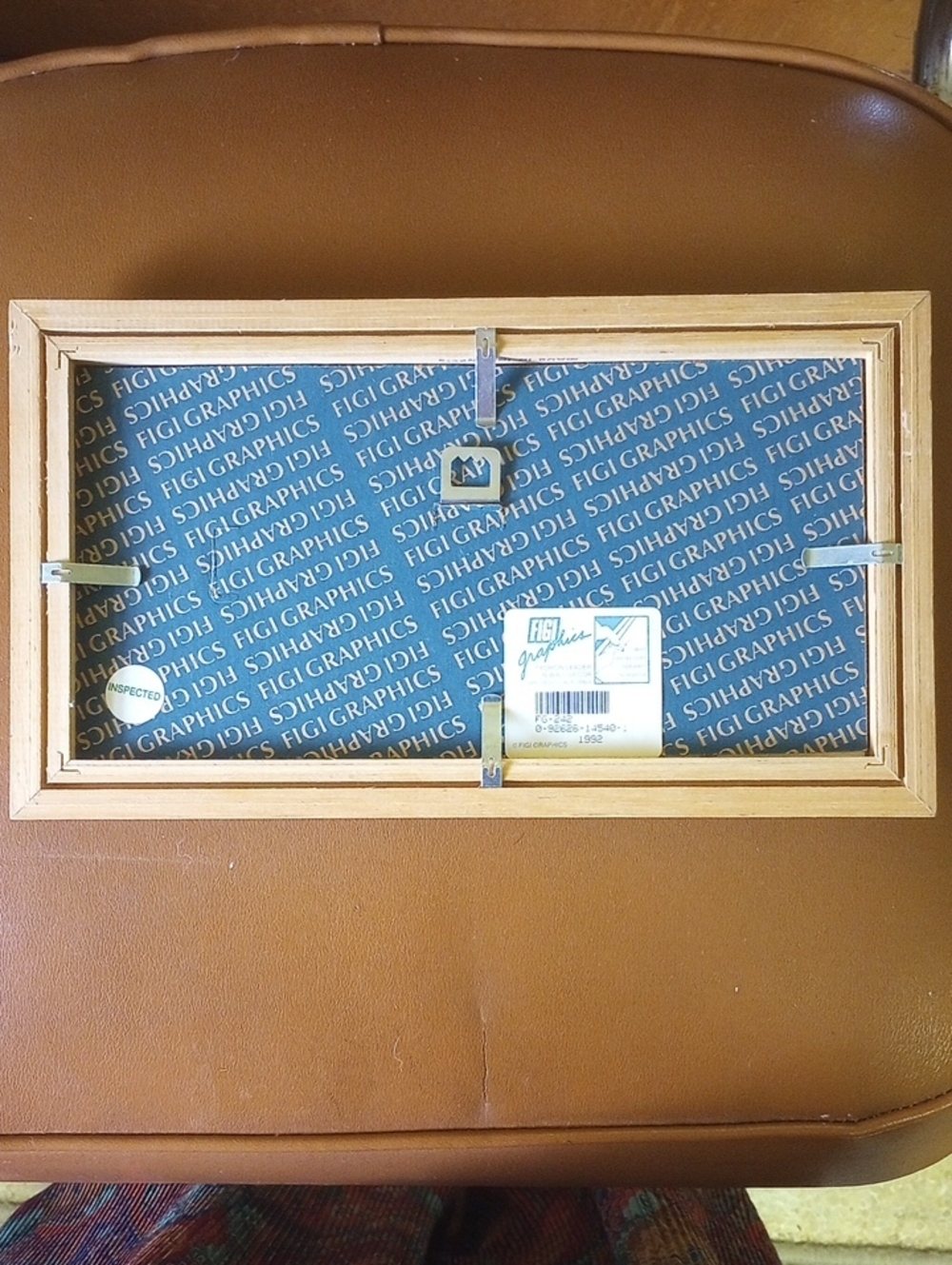 Framed Vtg Art Print. Good Friends Are Cheeper Than Therapy. Chicken Hen Rooster - Picture 4 of 7